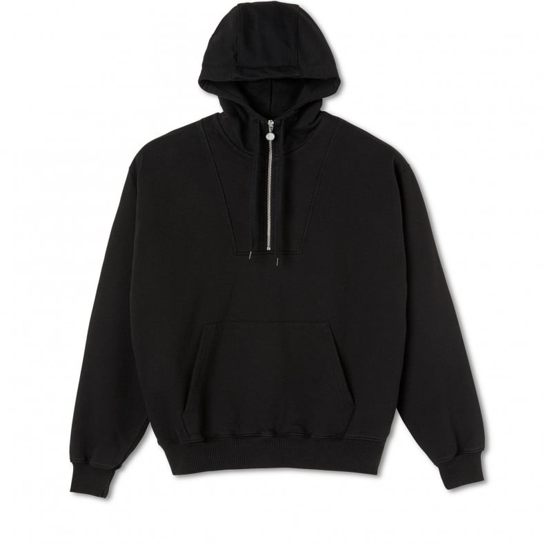 Polar Skate Co. Half Zip Pullover Hooded Sweatshirt (Black) - PSC-F20 ...
