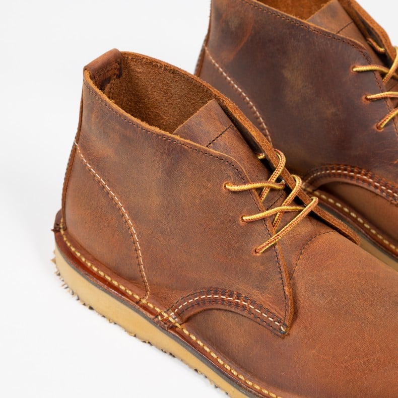 Red Wing 3322 Weekender Chukka Copper Rough Tough Leather 03322D Consortium