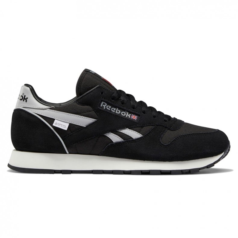 Reebok classic black and white store