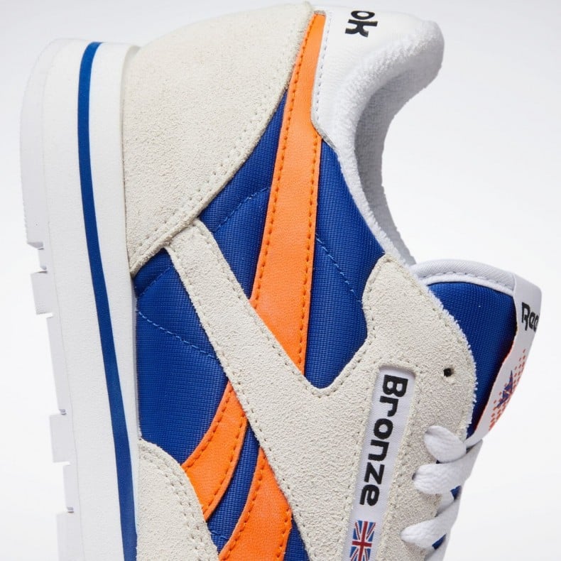 Reebok x Bronze 56k Classic Leather Chalk Classic Cobalt Slam Orange
