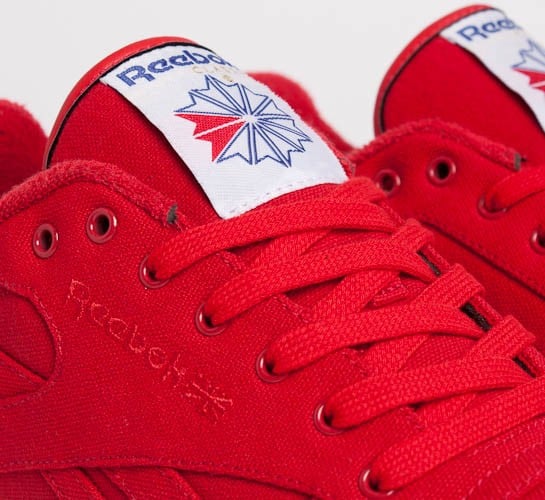 Reebok Classic Lux Textile Red White Paper White Black Consortium