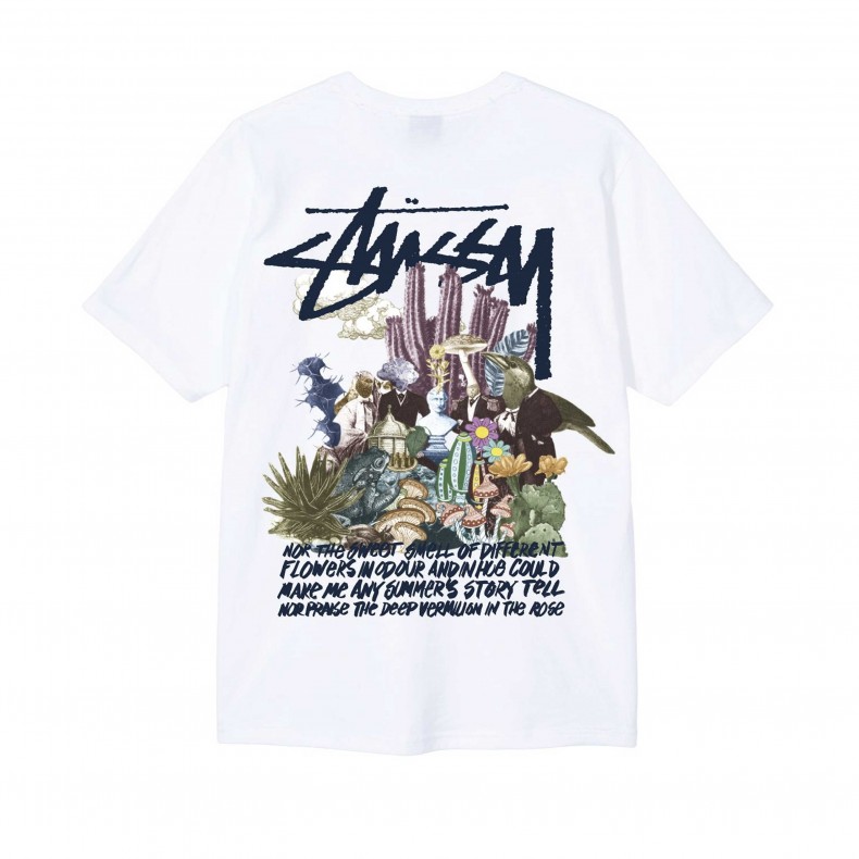 Stussy Psychedelic T-Shirt (White) - 1904663-WHT - Consortium