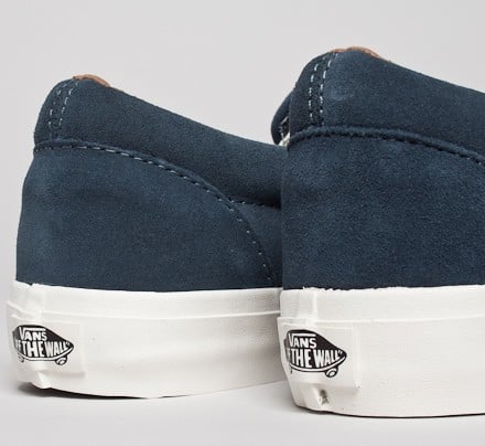 Vans California Classic Slip On Torino Leather Dark Slate Consortium