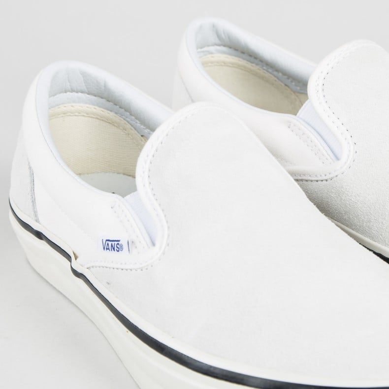 Vans Classic Slip On 98 DX 'Anaheim Factory' (Suede/White) - Consortium.