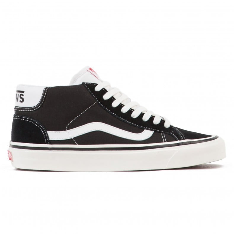 Vans Mid Skool 37 DX 'Anaheim Factory' (Black/White) - Consortium.