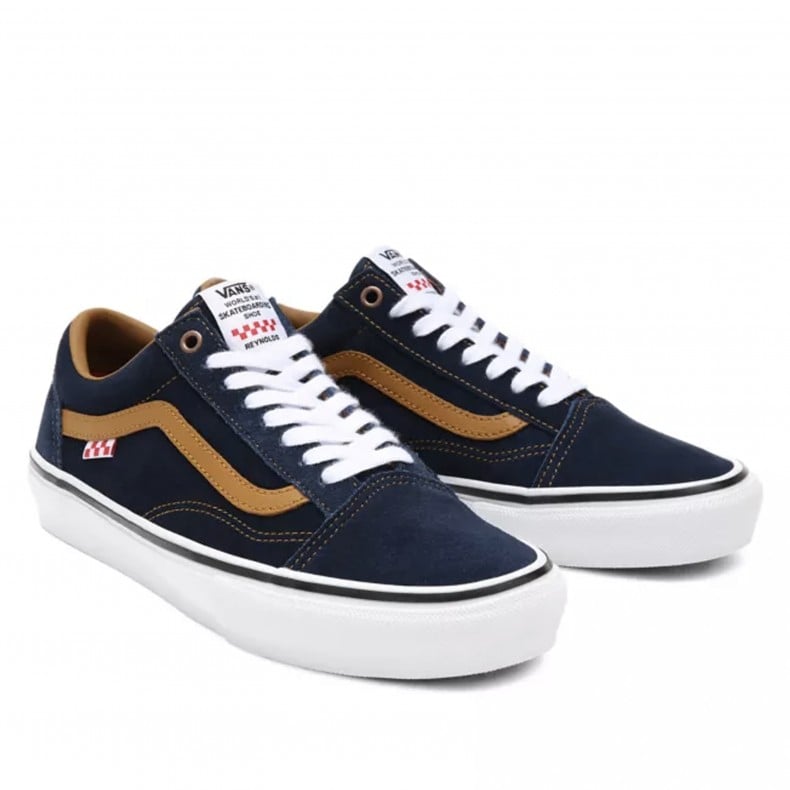 Vans x Andrew Reynolds Skate Classics Old Skool Navy Golden Brown