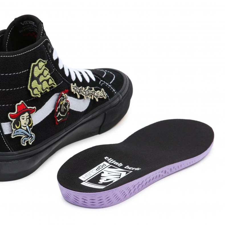 Vans x Elijah Berle Skate Classics Sk8 Hi Decon Black Black