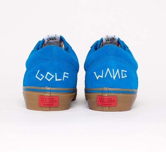 Vans old skool pro syndicate golf wang blue / gum top