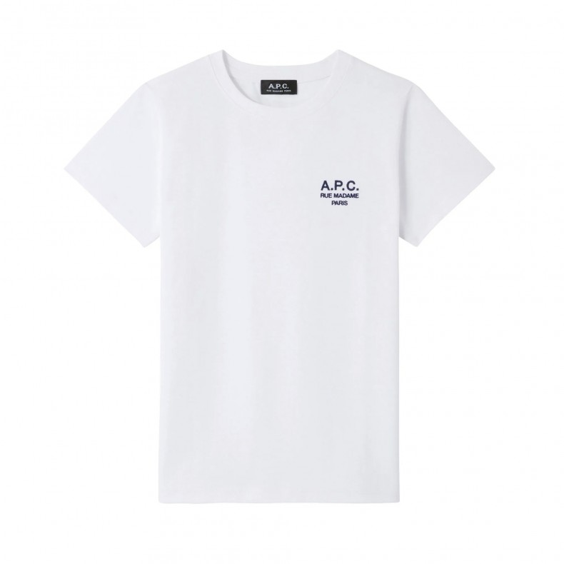 Women's A.P.C. Denise T-Shirt (White) - COEAV-F26842 AAB - Consortium