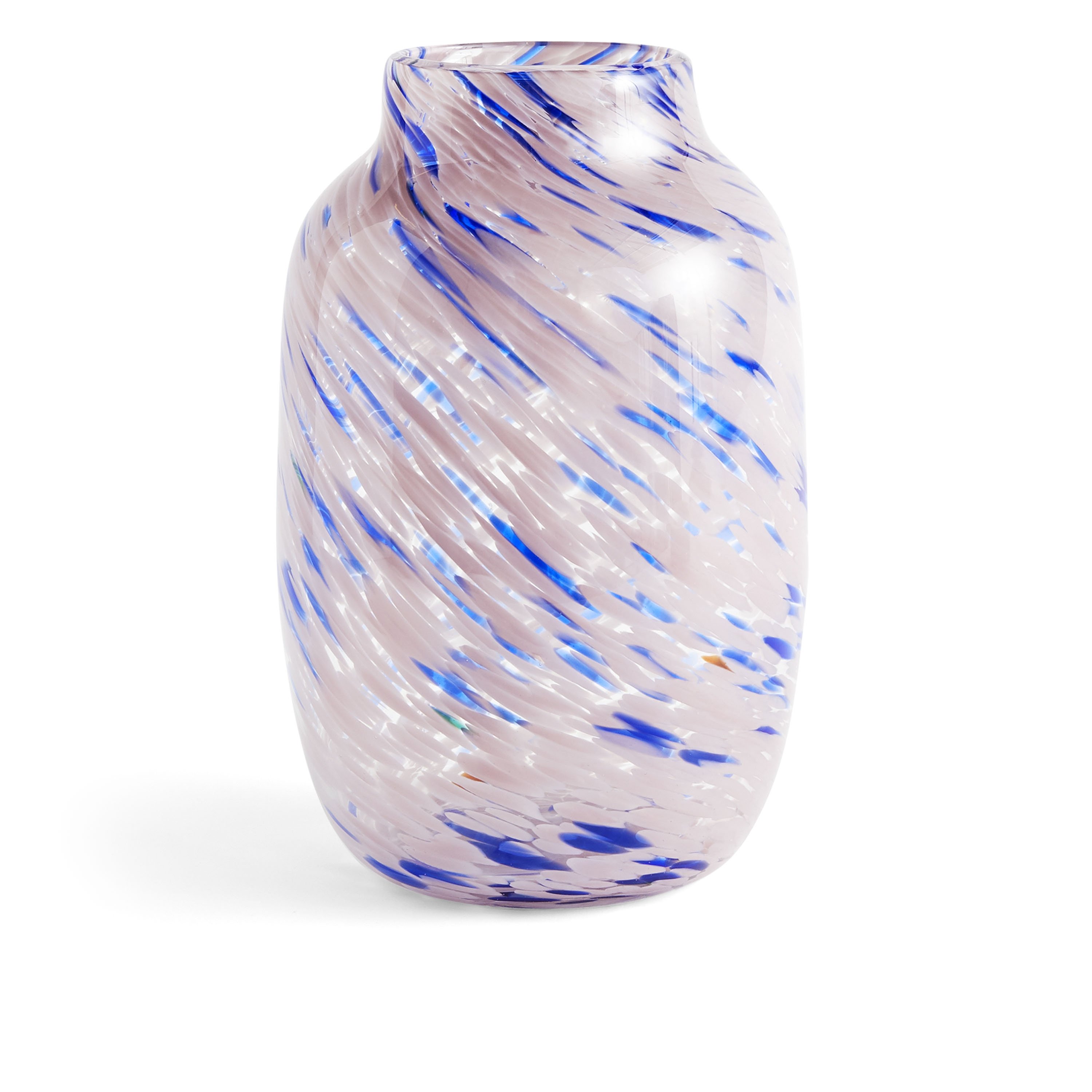 HAY Splash Vase Round Large (Light Pink/Blue)