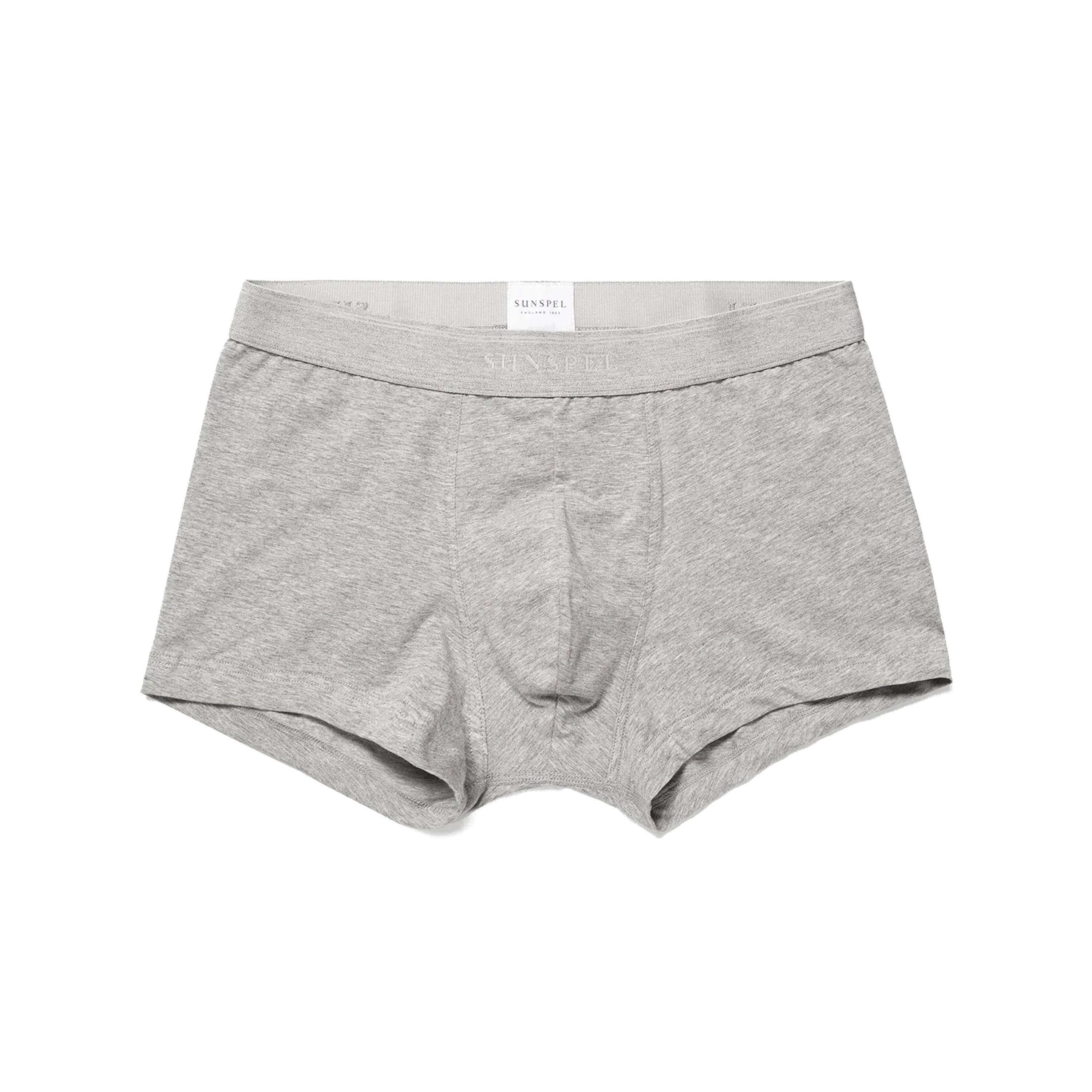 Sunspel Stretch Trunk (Grey Melange)