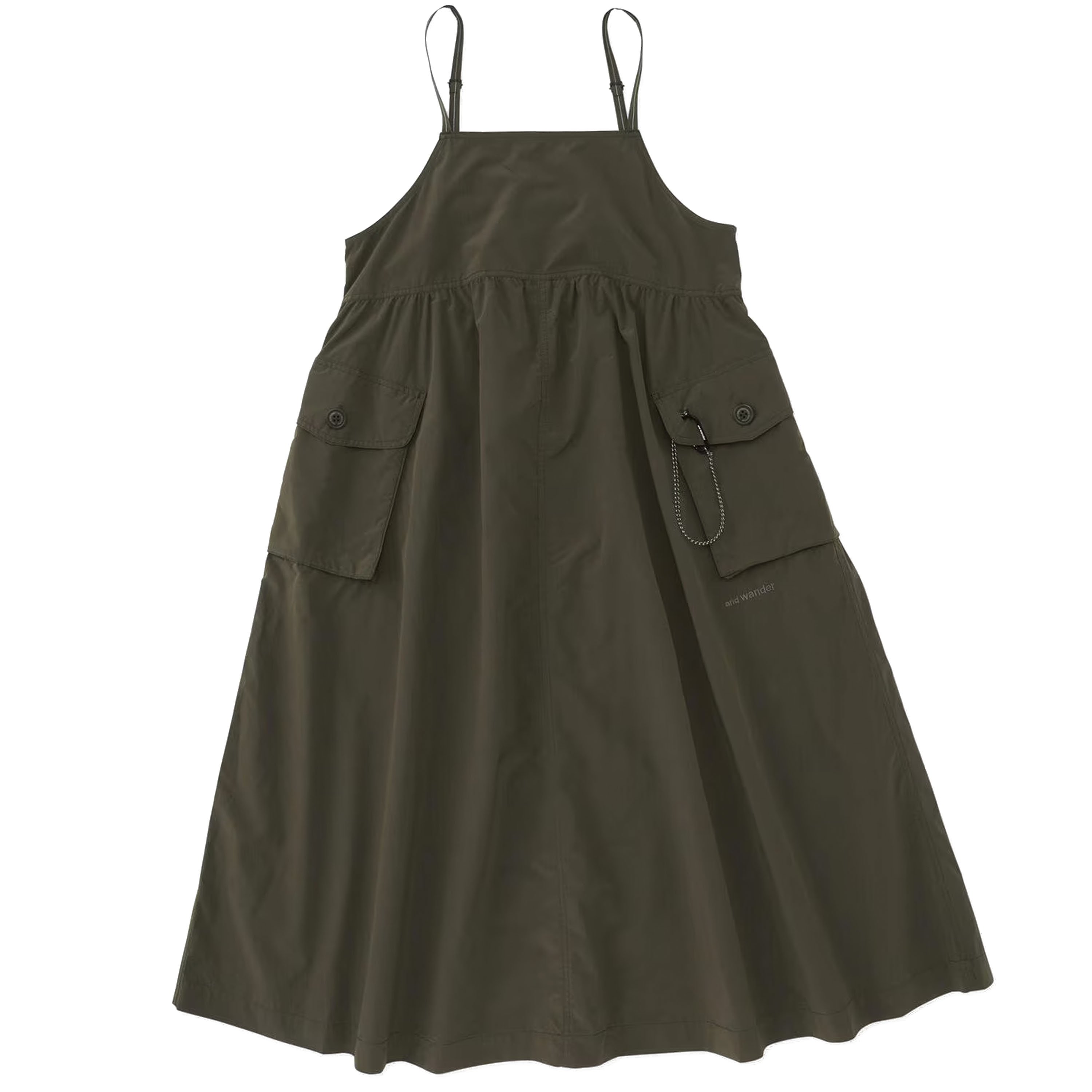 Women's and wander Oversized Cargo Dress (Khaki)