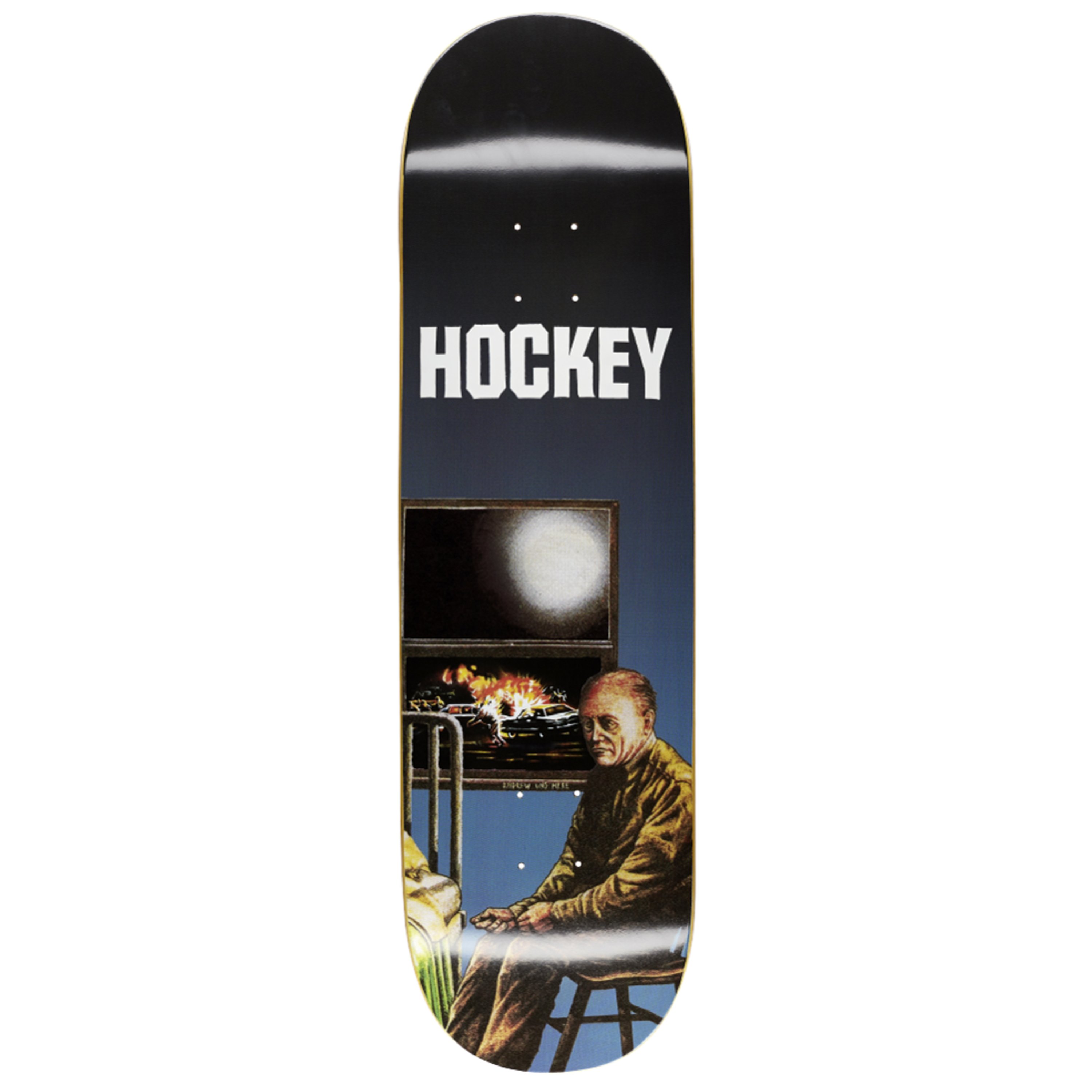 Hockey Stay Inside Andrew Allen Pro Skateboard Deck 8.5" - Consortium.